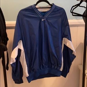 Blue nike windbreaker